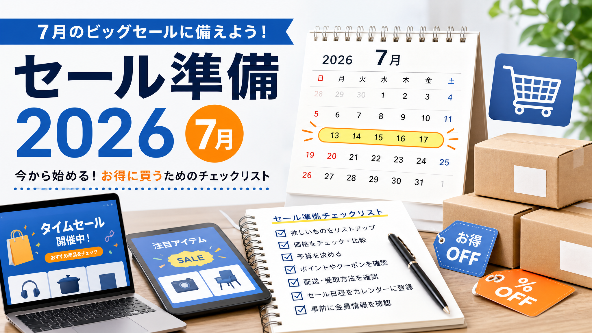 Amazonプライムデー2026はいつ？7月開催に向けて今から準備したいこと