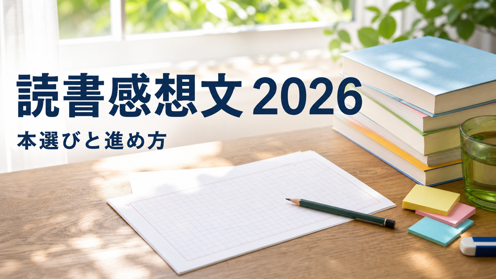 読書感想文2026は何を読む？課題図書と本選び、書き始め方を整理