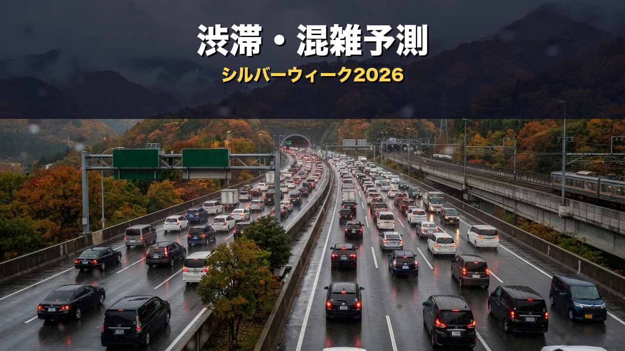 【2026】シルバーウィークの渋滞・混雑予測｜高速道路のピーク日・新幹線・天気・回避術